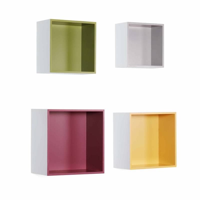 Wandregal Quadro 210 Multi 4er-Set von Kayoom