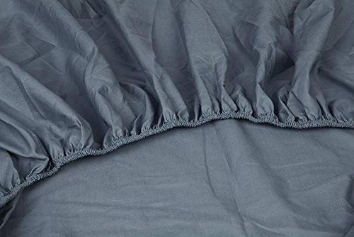 Kayori Shizu Spannbetttuch für Topper Größe 200x200cm Farbe Blau Perkal Baumwolle Boxspringbett Kayori Shizu Spannbetttuch für Topper Größe 200x200cm Farbe Blau Perkal Baumwolle Boxspringbett von Kayori