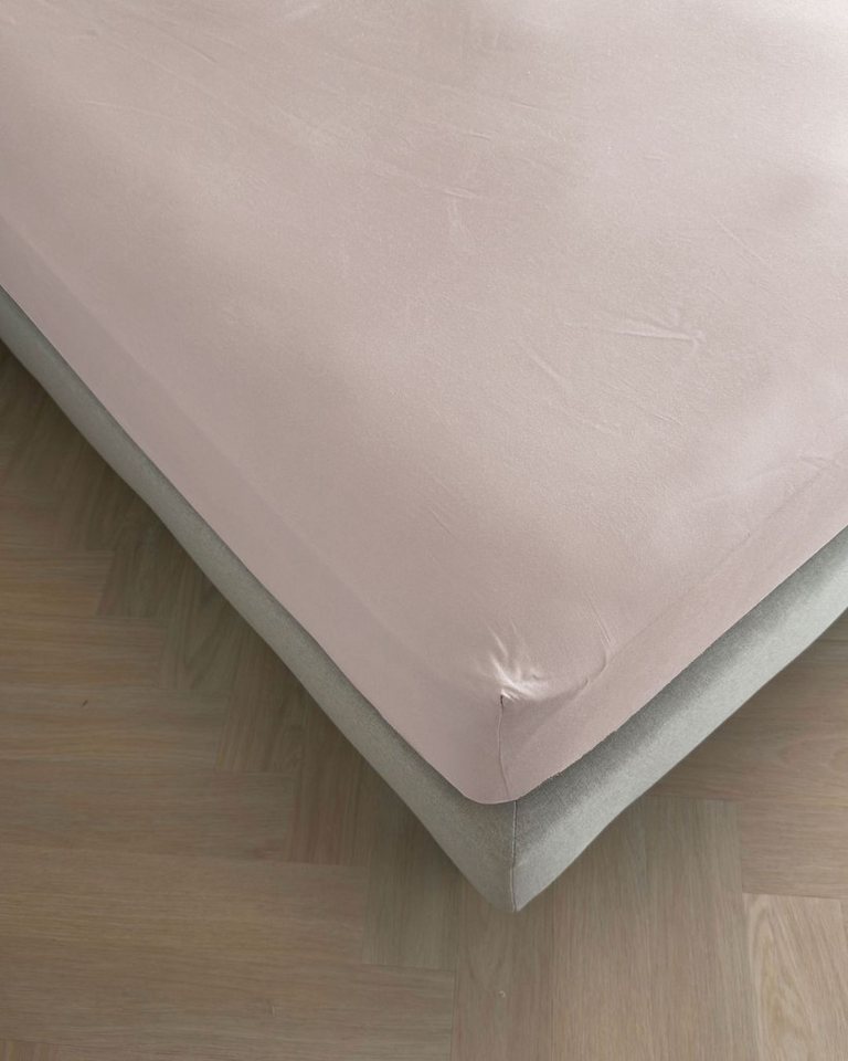 Kayori Spannbettlaken Emma, Mako-Satin, Gummizug: rundum, (1 Stück), 100% Baumwollsatin von Kayori