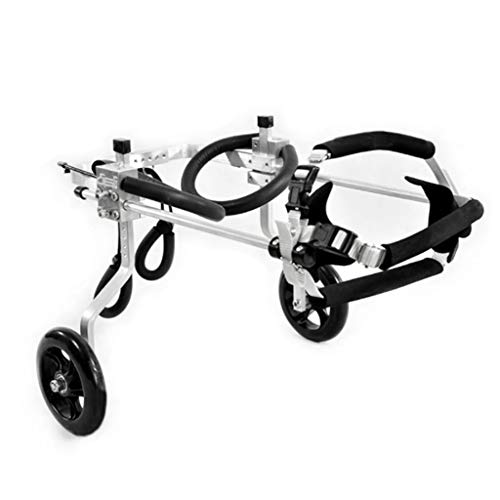 Hunderollstuhl Wheels Dog Wheelchair - Für die meisten Hunde 0-60 kg - Tierarztgeprüft - Rollstuhl für Hinterbeine - Für Hunde- / Hundehund Rollstuhl-Hinterbein Rehabilitation für Behindertenhund, 2-R von Kays