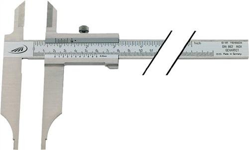 PREISSER MESSTECHNIK GMBH 0234503 Werkstattmessschieber L.300mm m.Messerspitzen PREISSER Ablesung 0,05/ von Kayser