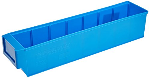 PROMAT 448962 Lagerbox a.PP blau f.Steckregale L.400xB.91xH.81mm PROMAT gewellter Boden von Kayser