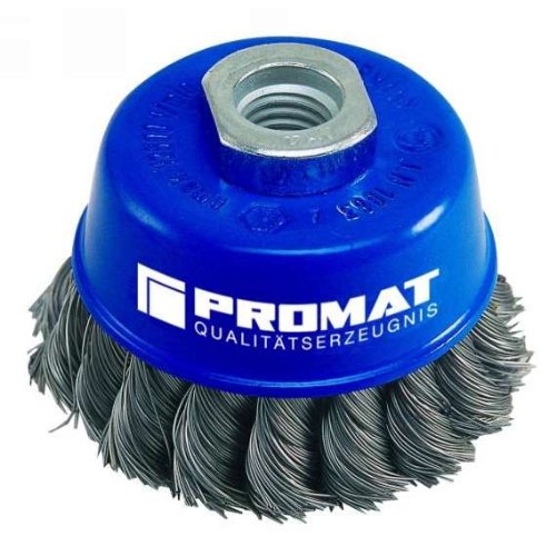 PROMAT 841164 Topfbürste D.65mm M14 Draht-D.0,35mm V2A PROMAT von Kayser