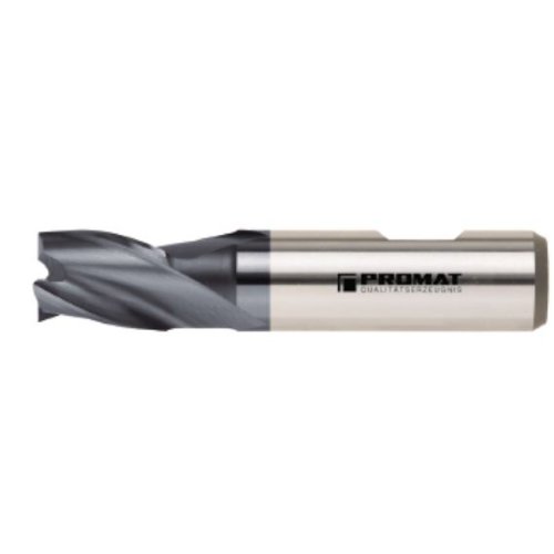 PROMAT 866214 Schaftfräser D.14mm HSS-E Co8 TiCN DIN327-D PROMAT 3Schneiden kurz von Kayser