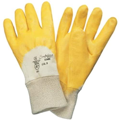 Safeline Promat Handschuhe Nitril Gr.10 gelb teilbesch. SAFELINE PROMAT m.Strickbund von Kayser
