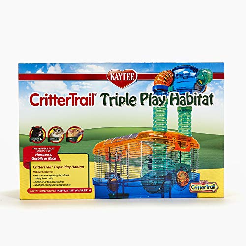 Kaytee CritterTrail Dreifach-Spielraum für Hamster, Rennmäuse, Mäuse und andere Kleintiere Kaytee CritterTrail Dreifach-Spielraum für Hamster, Rennmäuse, Mäuse und andere Kleintiere von Kaytee
