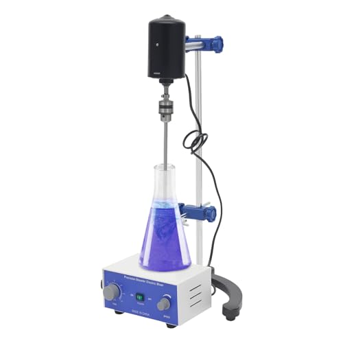 220V Elektrischer Overhead Rührer 60W/200W Kompakter Laborrührer mit Vierbackenklammer & einstellbarer Geschwindigkeit Elektrischer Überkopfmischer für Chemische & Biologische Labore (200, Watt) 220V Elektrischer Overhead Rührer 60W/200W Kompakter Laborrührer mit Vierbackenklammer & einstellbarer Geschwindigkeit Elektrischer Überkopfmischer für Chemische & Biologische Labore (200, Watt) von Kazafa