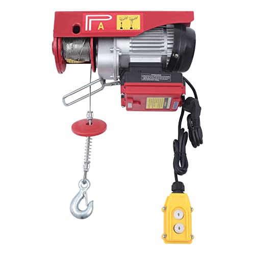 Elektrischer Hebezug 12m 440 lbs Tragfähigkeit 220V Elektrohebezug mit 100m Fernbedienung & Strap Kompakter Hebezeug für Baustellen, Fabriken und Lagerhäuser Elektrischer Hebezug 12m 440 lbs Tragfähigkeit 220V Elektrohebezug mit 100m Fernbedienung & Strap Kompakter Hebezeug für Baustellen, Fabriken und Lagerhäuser von Kazafa