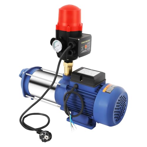 Gartenpumpe 66.7 L/Min 2500W Zentrifugalpumpe mit 100m Maximum Lift, Druckschalter & IP44 Schutz robust Edelstahl Gartenpumpe für Gartenbewässerung, Fischteiche & Landwirtschaft Gartenpumpe 66.7 L/Min 2500W Zentrifugalpumpe mit 100m Maximum Lift, Druckschalter & IP44 Schutz robust Edelstahl Gartenpumpe für Gartenbewässerung, Fischteiche & Landwirtschaft von Kazafa
