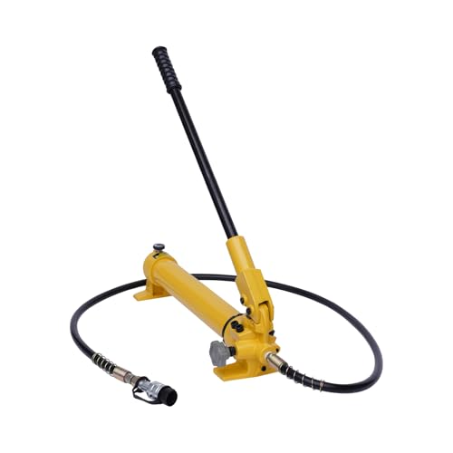 Handhydraulikpumpe kompakte Manuelle Hydraulikpumpe mit ZG3/8 Steckverbindung & 1,8m Schlauch hocheffiziente Handpumpe für Automobilwartung & Bauwesen von Kazafa