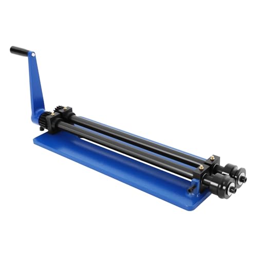 Manuelle Sickenmaschine 18 Zoll blaue Blechwalzmaschine mit 6 Profilrollen, Biegemaschine zur Herstellung von Sicken, zum Blech Biegen Manuelle Sickenmaschine 18 Zoll blaue Blechwalzmaschine mit 6 Profilrollen, Biegemaschine zur Herstellung von Sicken, zum Blech Biegen von Kazafa