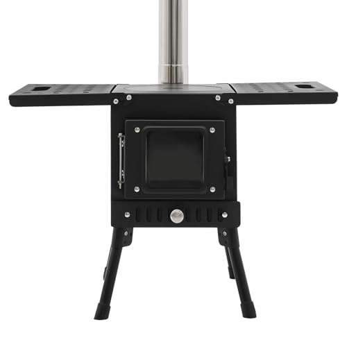 Outdoor Camping Kamin Kompakter 31,5×22×21 cm Kamin mit Verstellbarer Höhe, Schornsteinrohren, Ascheauffangschale & Drosselklappe Klappbarer Kohlenstoffstahl Kocher für Camping & Garten Outdoor Camping Kamin Kompakter 31,5×22×21 cm Kamin mit Verstellbarer Höhe, Schornsteinrohren, Ascheauffangschale & Drosselklappe Klappbarer Kohlenstoffstahl Kocher für Camping & Garten von Kazafa