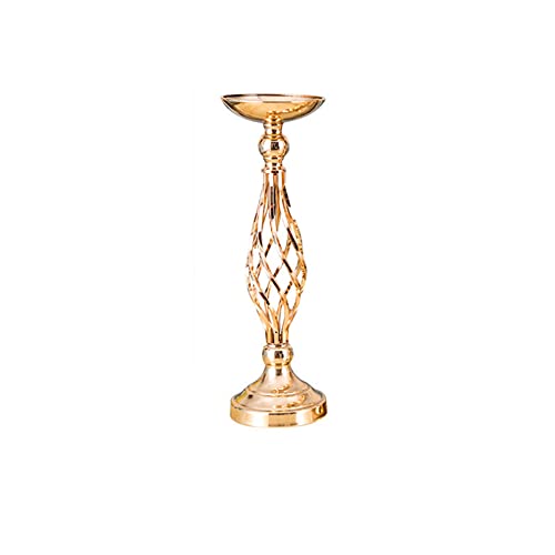 kazeRyu 2-teiliges Set Silberner Zylindrischer Kerzenhalter – Multifunktionale Wohndekoration for Abendessen, Weihnachten Und Mehr(Gold) von KazeRyu