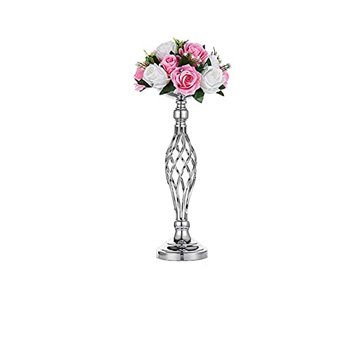 kazeRyu 2-teiliges Set Silberner Zylindrischer Kerzenhalter – Multifunktionale Wohndekoration for Abendessen, Weihnachten Und Mehr(Silver) von KazeRyu
