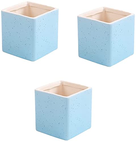 kazeRyu 3 Stück Quadratische Mini-Töpfe Aus Keramik for Sukkulenten – Süße Bonsai-Pflanzgefäße Und Pflanzenbehälter for Den Schreibtisch kazeRyu 3 Stück Quadratische Mini-Töpfe Aus Keramik for Sukkulenten – Süße Bonsai-Pflanzgefäße Und Pflanzenbehälter for Den Schreibtisch von KazeRyu