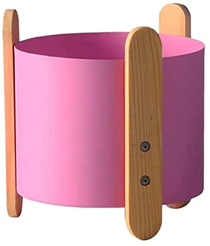 kazeRyu Bunter Mini-Blumentopf Aus Metall Mit Stabilem Dreibein – Pflanztöpfe for Sukkulenten Und Kräuter Als Heimdekoration(Pink) von KazeRyu