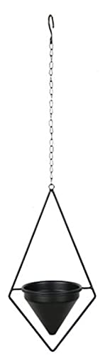 kazeRyu Geometrischer Pflanzenhänger Aus Metall | Wand-/Decken-Pflanzgefäß for Die Innen-/Außendekoration | Modernes Design(C) von KazeRyu