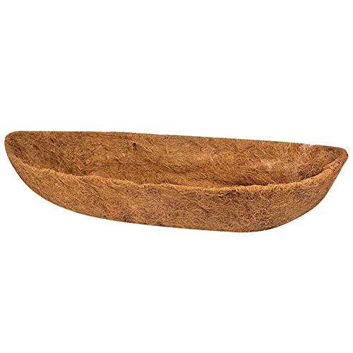 kazeRyu Halbmondförmige Kokosmatte for Gartenpflanzgefäße | Ersatz for Hängekörbe | Naturfaser, Mehrere Größen(36 inch) von KazeRyu