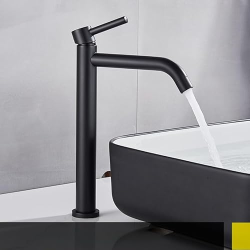 kazeRyu Hoher Badezimmer-Mischhahn In Chrom, Schwarz, Weiß, Gebürstetem Gold – Warm-Kalt-, Bad- Und Gefäßgebrauch von KazeRyu