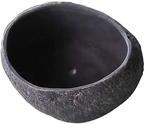 kazeRyu Keramik-Übertopf for Sukkulenten – Runde, Flache Schale for Kakteen, Kräuter Und Moderne Wohndekoration von KazeRyu