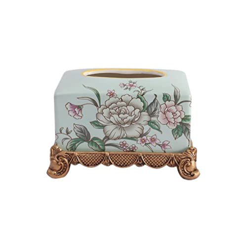 kazeRyu Kreativer Taschentuchbox-Bezug Im Retro-Blumen-Design – Dekorativer Halter for Heim- Und Bürotische(S) von KazeRyu