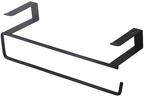 kazeRyu Küchenrollenhalter Unter Dem Schrank – Hängeregal Aus Metall for Papierhandtücher, Müllsäcke Und Utensilien – Platzsparende, Bohrfreie Installation(B) von KazeRyu