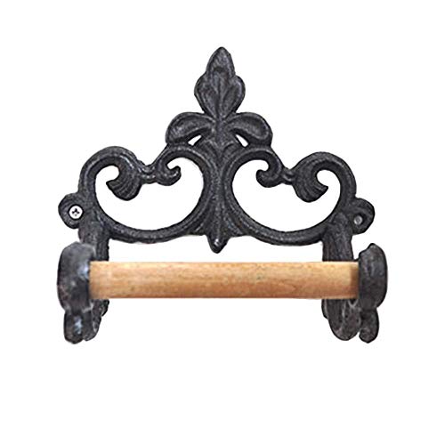 kazeRyu Retro-Handtuchring Aus Schmiedeeisen – Handtuchhalter Zur Wandmontage for Badezimmer, Küche Und Heimdekoration(B) von KazeRyu