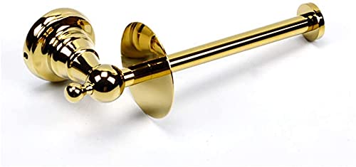 kazeRyu Toilettenpapierhalter Zur Wandmontage Aus Zinklegierung - Galvanisierter Toilettenpapierhalter Aus Gold for Das Badezimmer von KazeRyu