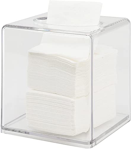kazeRyu Transparente Taschentuchbox Aus Kunststoff – Quadratischer Serviettenhalter for Wohnzimmer, Hotel Und Auto, Schlichtes, Modernes Design kazeRyu Transparente Taschentuchbox Aus Kunststoff – Quadratischer Serviettenhalter for Wohnzimmer, Hotel Und Auto, Schlichtes, Modernes Design von KazeRyu