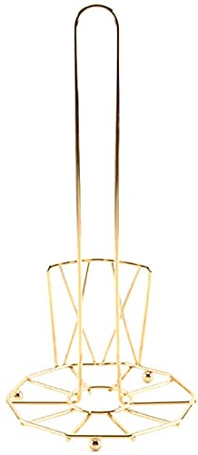 kazeRyu Vertikaler Küchenrollenhalter Mit Stabilem Sockel – Papierhandtuchständer for Die Arbeitsplatte for Zuhause, Bad Und Küche(Gold) von KazeRyu