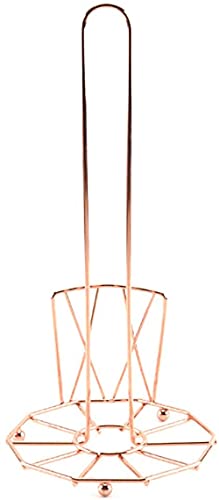 kazeRyu Vertikaler Küchenrollenhalter Mit Stabilem Sockel – Papierhandtuchständer for Die Arbeitsplatte for Zuhause, Bad Und Küche(Rose Gold) von KazeRyu