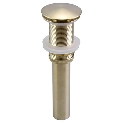 kazeRyu Waschbeckenarmatur In Gebürstetem Gold Und Schwarz – Spültischarmatur Aus Edelstahl 304, Warm Kalt For Die Toilette(Without Overflow2) von KazeRyu