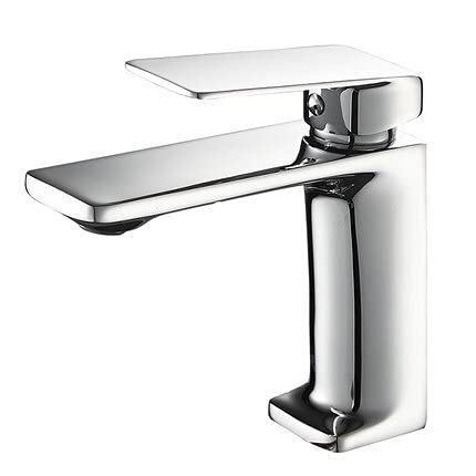 kazeRyu Waschbeckenmischer Aus Gebürstetem Gold, Wasserfall-Stil, Heiß Und Kalt, For Aufsatzwaschbecken(Chrome) von KazeRyu
