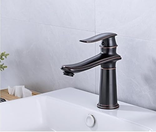 kazeRyu Waschbeckenmischer For Badezimmer – Warm- Und Kaltwasserhahn Aus Messing Mit ORB-Finish Toilettenspüle kazeRyu Waschbeckenmischer For Badezimmer – Warm- Und Kaltwasserhahn Aus Messing Mit ORB-Finish Toilettenspüle von KazeRyu