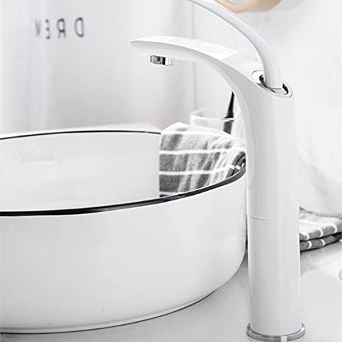 kazeRyu Waschtisch-Mischbatterie Aus Messing Mit Chrom-Finish – Heiß Und Kalt, For Elegante Badezimmer-Toilettenwaschbecken(Slt148ls) von KazeRyu