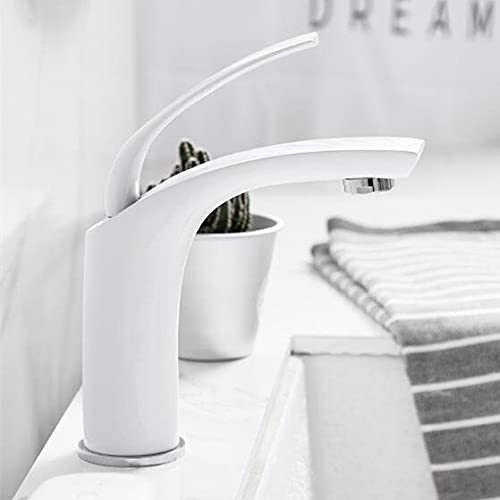 kazeRyu Waschtisch-Mischbatterie Aus Messing Mit Chrom-Finish – Heiß Und Kalt, For Elegante Badezimmer-Toilettenwaschbecken(Slt148sw) von KazeRyu