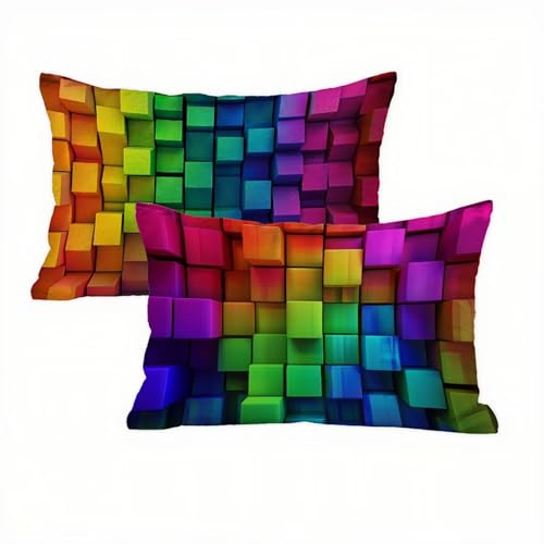 Geometrie Kissenbezug 70 x 90 Samt 2er Set, Wasserdichter Kissenbezug Modern für Alle Jahreszeiten, Kissenbezüge 70x90 Kissenhüllen für Wohnzimmer & Schlafzimmer & Sofa, Weich & Hautfreundlich K2-183 Geometrie Kissenbezug 70 x 90 Samt 2er Set, Wasserdichter Kissenbezug Modern für Alle Jahreszeiten, Kissenbezüge 70x90 Kissenhüllen für Wohnzimmer & Schlafzimmer & Sofa, Weich & Hautfreundlich K2-183 von Kazhxnng