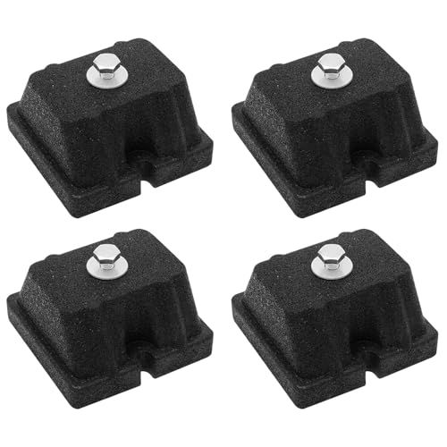 Antivibrationspads - 4er-Set Gummifuß Montagebasis | Hochbelastbare Montagehalterung Für Außenkondensatoren Klimaanlage Wärmepumpe Außengerät Antivibrationspads - 4er-Set Gummifuß Montagebasis | Hochbelastbare Montagehalterung Für Außenkondensatoren Klimaanlage Wärmepumpe Außengerät von Kbnuetyg