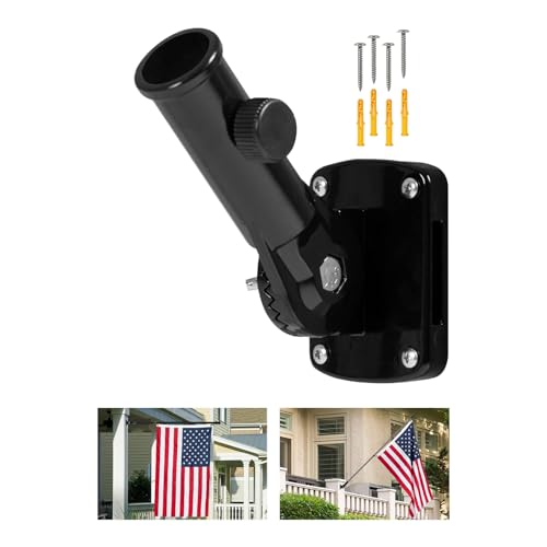 Hochleistungshalterung - Verstellbarer Flaggenmastklasse, 1 -Zoll -Rost -Proof -Halter von 1 Zoll Innendurchmesser | Outdoor -Display für den 4. Juli Sportveranstaltungen Beach House Holiday Gartenpor von Kbnuetyg