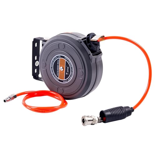 Schlauchaufroller – Wandmontierter Druckluftschlauchaufroller Aus PU-Rohr, UV-beständiger Outdoor-Organizer, Robuster Kompressorhalter Mit Wetterschutz | Robustes Wickelsystem Für Garage, Werkstatt, G Schlauchaufroller – Wandmontierter Druckluftschlauchaufroller Aus PU-Rohr, UV-beständiger Outdoor-Organizer, Robuster Kompressorhalter Mit Wetterschutz | Robustes Wickelsystem Für Garage, Werkstatt, G von Kbnuetyg