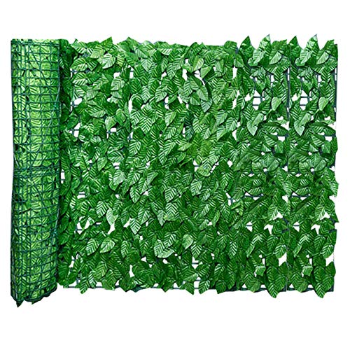 Kbsin212 Künstliche Efeu Hecke Sichtschutz Grüner Wandbalkon Sichtschutz Hecken Zaun Und Künstliche Efeu Blatt Dekoration Für Außendekoration 0.5X1M,0.5X3M von Kbsin212