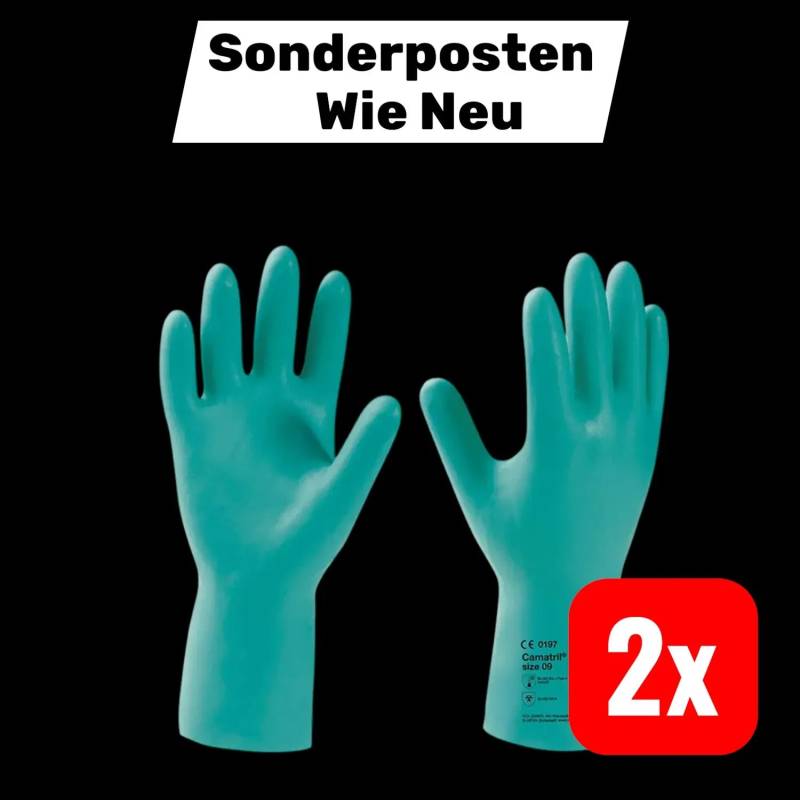B-Ware Kcl Handschuhe Schutzhandschuhe Nitril Grün Größe 10 Camatril Velours 2 Stück B-Ware Kcl Handschuhe Schutzhandschuhe Nitril Grün Größe 10 Camatril Velours 2 Stück von Kcl
