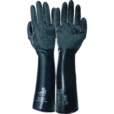 Chemikalienschutzhandschuh Butoject® 897+, Kat. III, schwarz, Größe 11 von Kcl