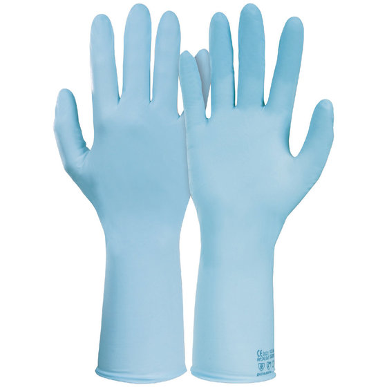 KCL - Chemikalienschutzhandschuh Dermatril® L 741, Kat. III, blau, Größe 7 von Kcl