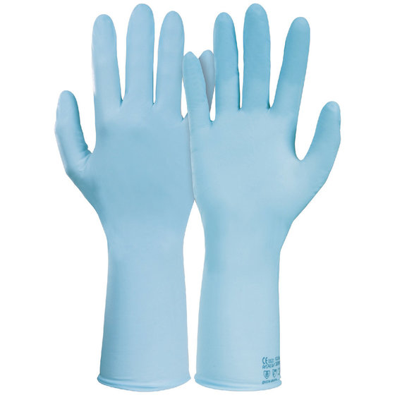 KCL - Chemikalienschutzhandschuh Dermatril® L 741, Kat. III, blau, Größe 9 von Kcl