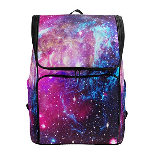 Deep Space Abstrakt Natur Schulrucksack Wasserdicht Schultertasche Gym Rucksack Pink Blau Schwarz Laptop Tasche Outdoor Reisetasche für Damen Herren von Kcldeci