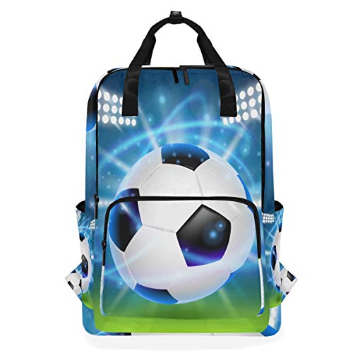 Fußballfeld-Rucksack, wasserdichte Schultertaschen, Büchertasche, Stadion, Laptop-Tasche, Freizeit-Rucksack, Outdoor-Reisen, Sporttaschen für Damen und Herren von Kcldeci