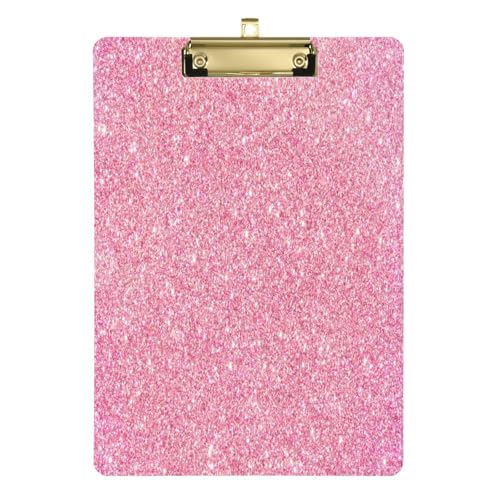 Kcldeci Pinke glitzernde Acryl-Klemmbretter, Standard-A4, Briefgröße, Klemmbrett für Klassenzimmer, Schule und Büro, für Kinder, Studenten, Lehrer, Gold, 30,5 x 22,9 cm Kcldeci Pinke glitzernde Acryl-Klemmbretter, Standard-A4, Briefgröße, Klemmbrett für Klassenzimmer, Schule und Büro, für Kinder, Studenten, Lehrer, Gold, 30,5 x 22,9 cm von Kcldeci