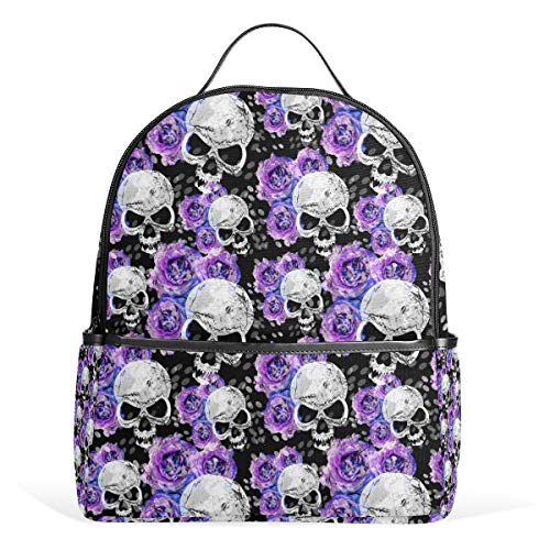 Rucksack mit Totenkopf-Motiv, wasserdicht, für Damen und Herren von Kcldeci