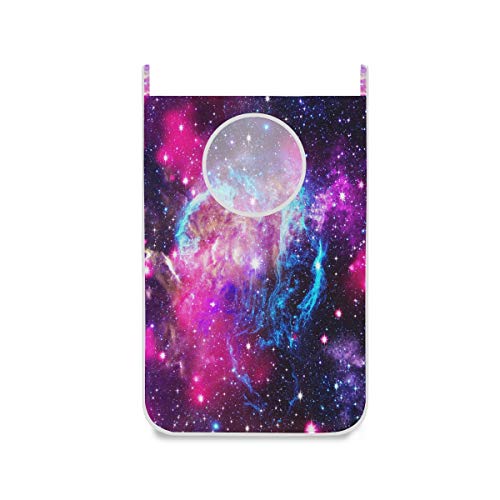 Universe Space Galaxy Star Wäschekorb zum Aufhängen, mit Haken, für Badezimmer, Schlafzimmer, Lagerung, platzsparend, Wand, College, Schrank, Pink / Blau 20x29.5inx1 multi Universe Space Galaxy Star Wäschekorb zum Aufhängen, mit Haken, für Badezimmer, Schlafzimmer, Lagerung, platzsparend, Wand, College, Schrank, Pink / Blau 20x29.5inx1 multi von Kcldeci
